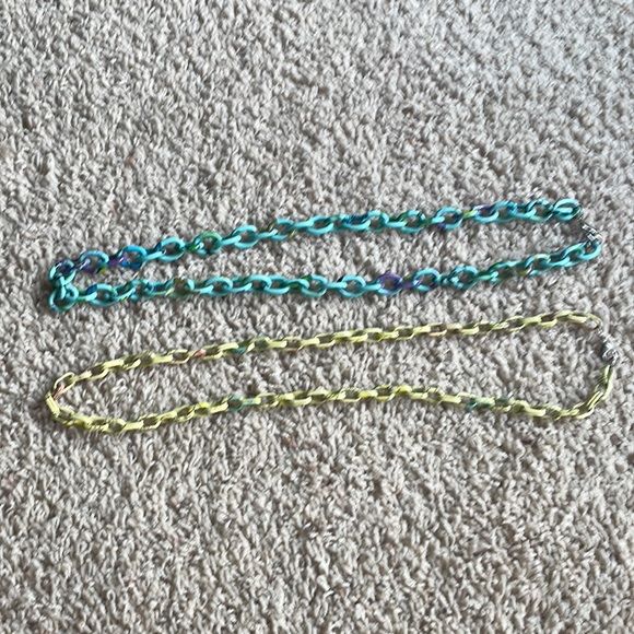 Chain link necklaces -set of 2 - Picture 4 of 5